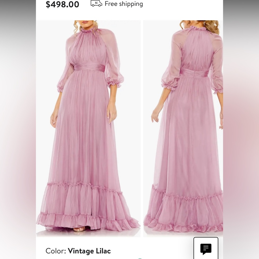 Mac Duggal chiffon gown! Only worn once!